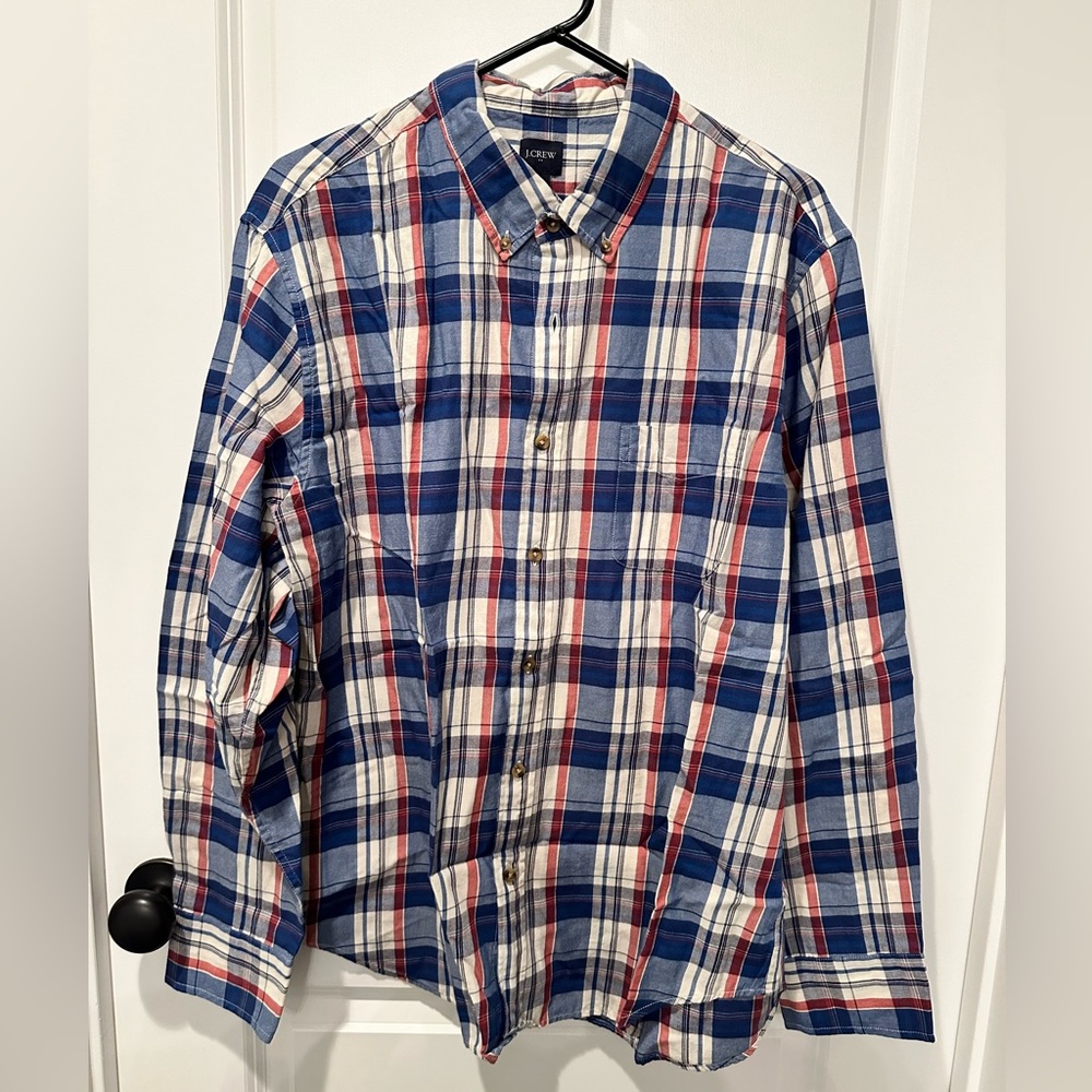 J.crew plain button down shirt
